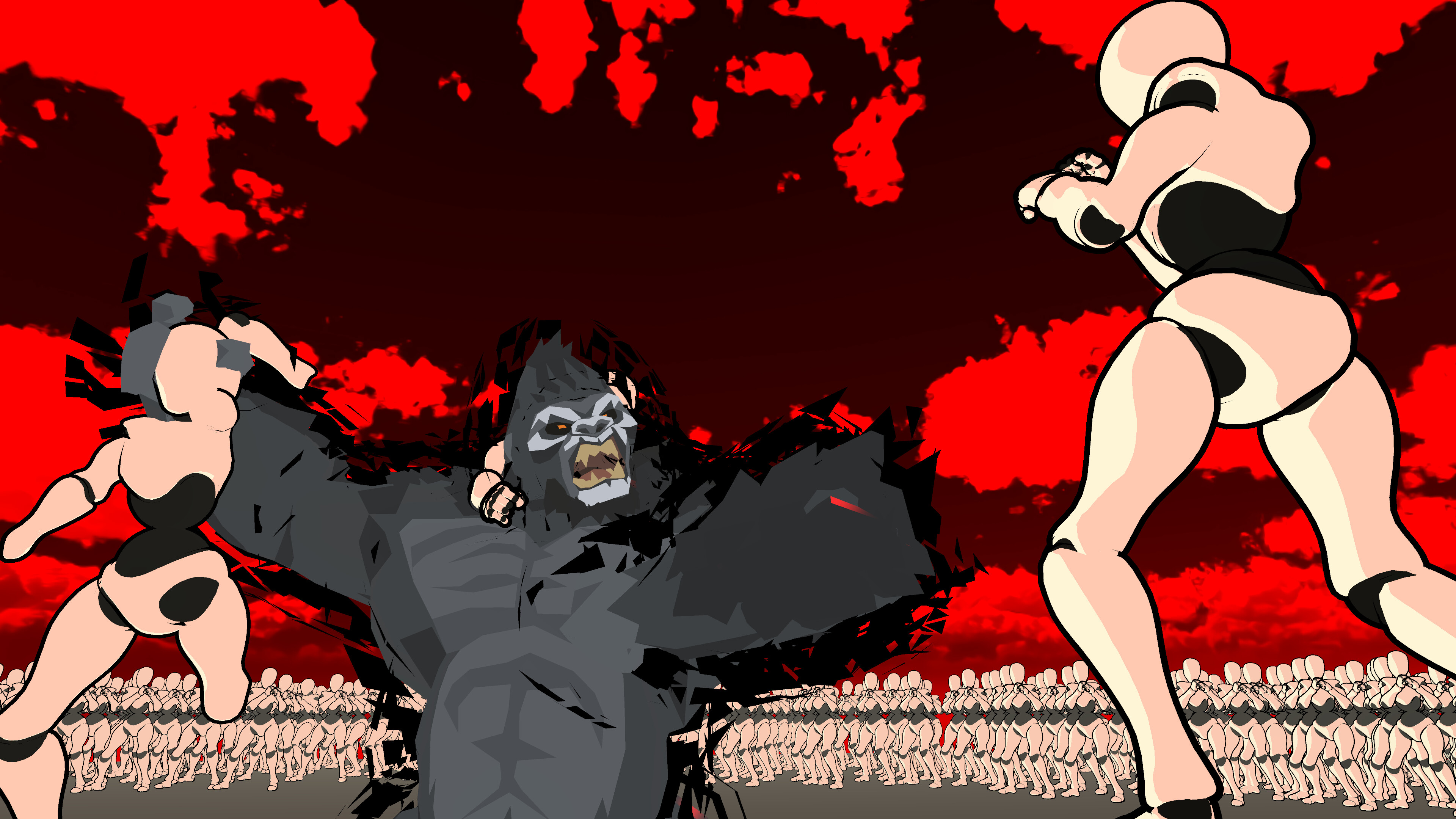 100 Humans Vs Gorilla screenshot 4