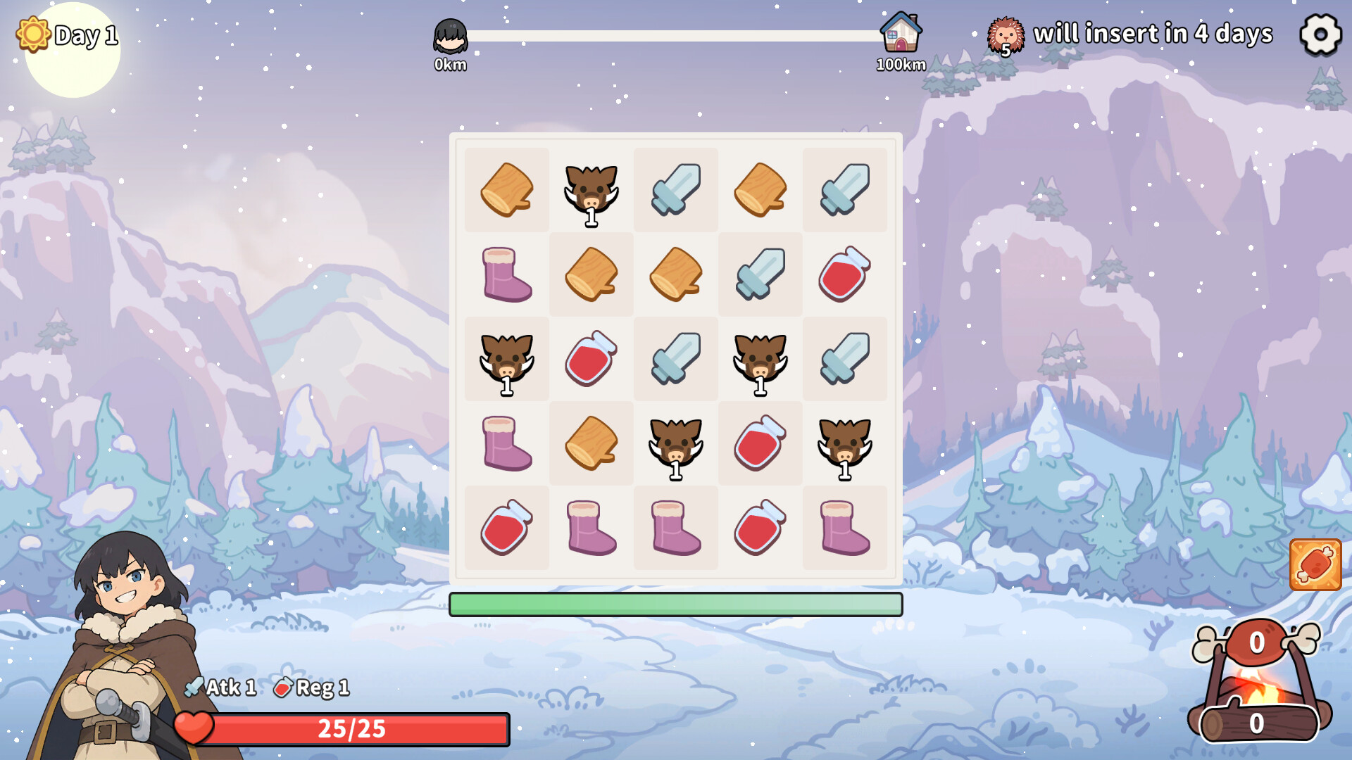 Winter Hunting trailer