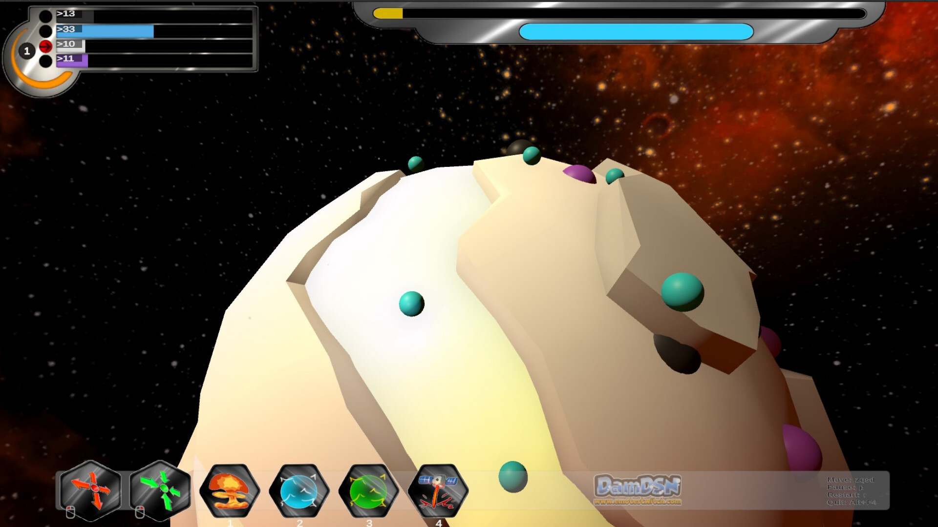 Marbles in space trailer