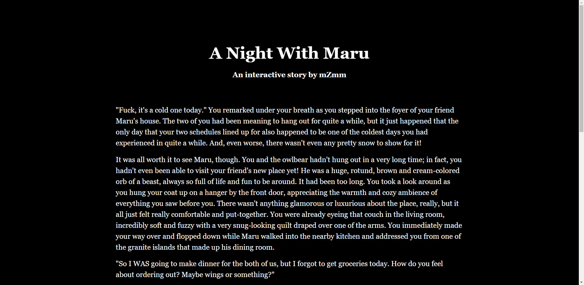A Night With Maru trailer