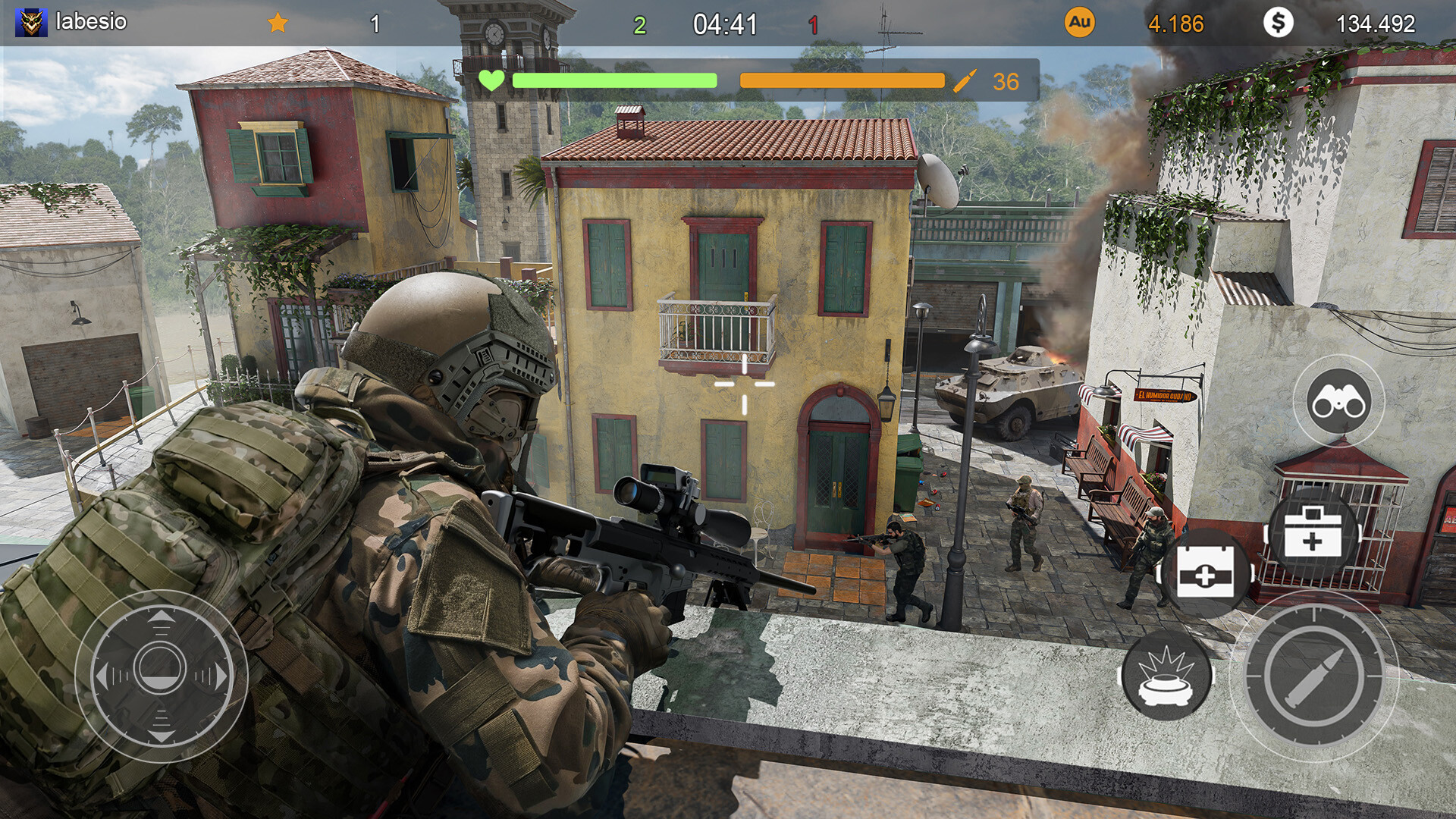 Code of War Gun Shooting Games screenshot 2