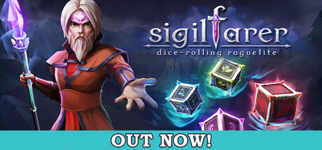 Cover art from Sigilfarer: A Dice-Rolling Roguelite