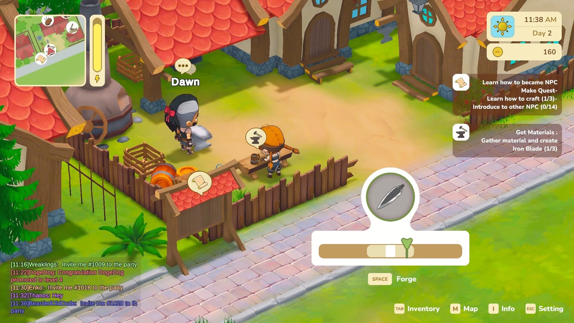 NPCVille: Story of The Blacksmith trailer
