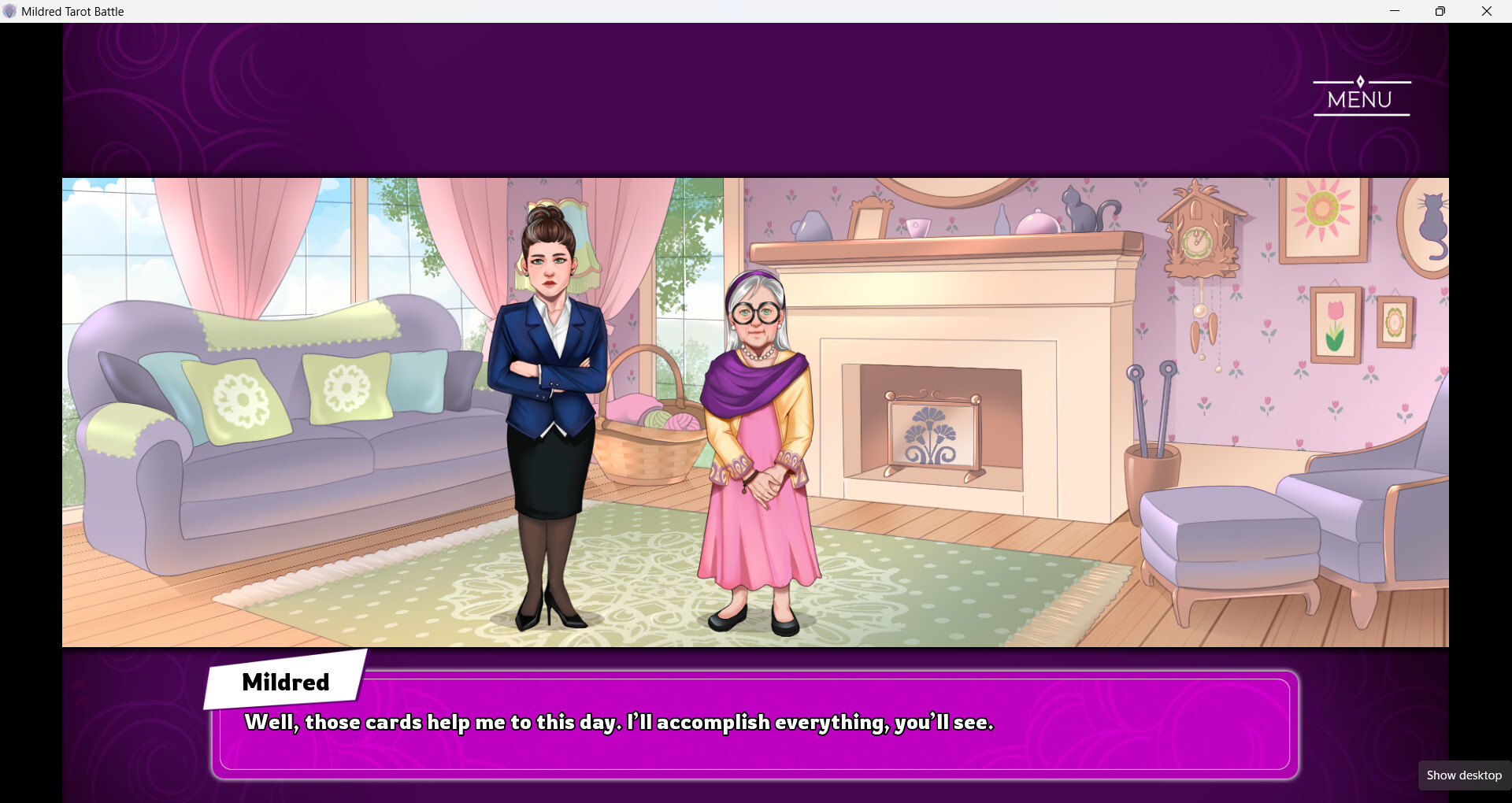 Mildred's Tarot Battle screenshot 3