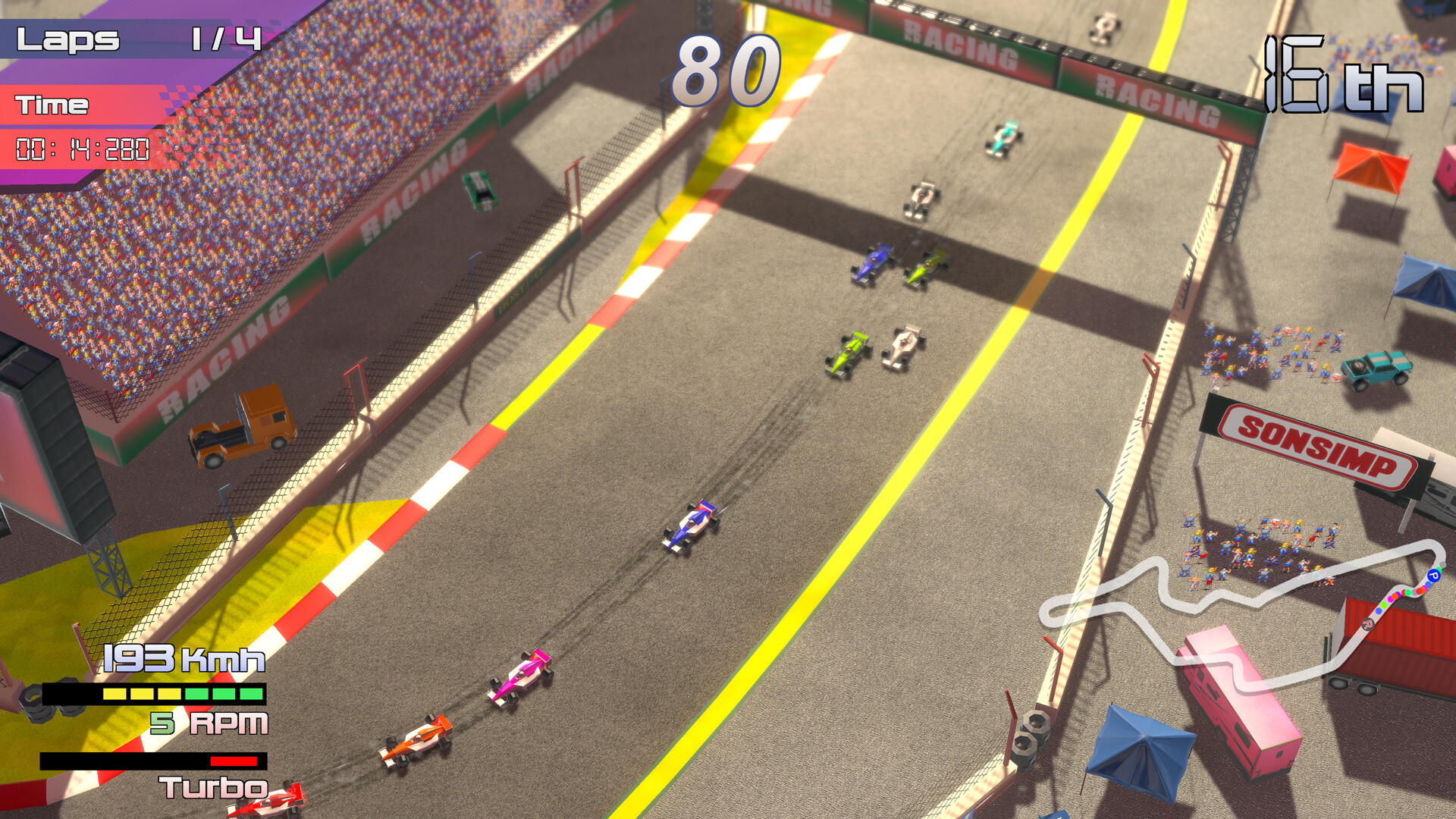 Grand Prix Rock 'N Racing screenshot 2