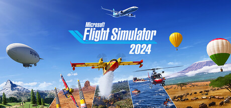 غلاف لعبة Microsoft Flight Simulator 2024