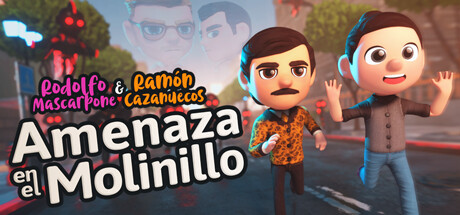 Cover art from Rodolfo Mascarpone y Ramón Cazanuecos: Amenaza en el Molinillo