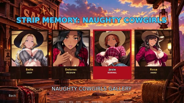 Strip Memory: Naughty Cowgirls trailer
