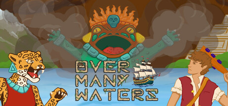 Cover art from Over Many Waters