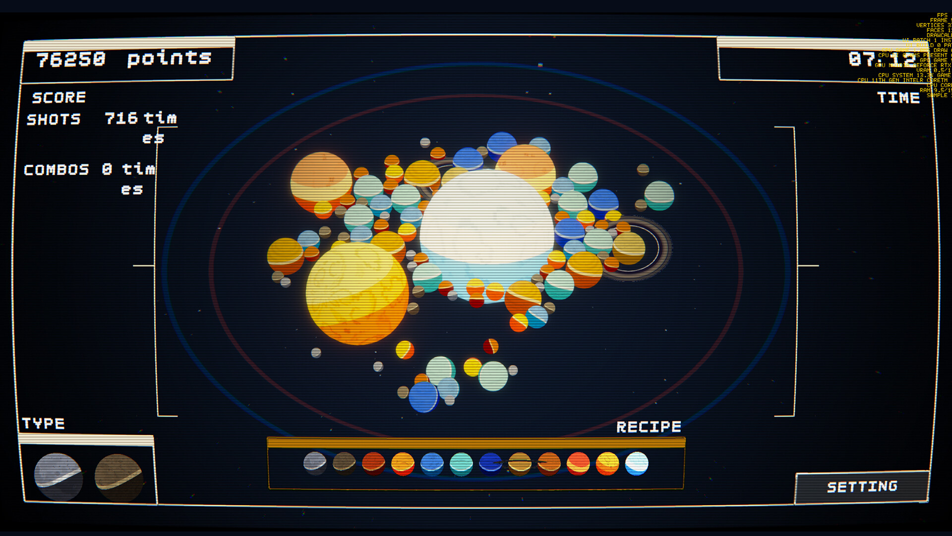 Gravity well screenshot 3
