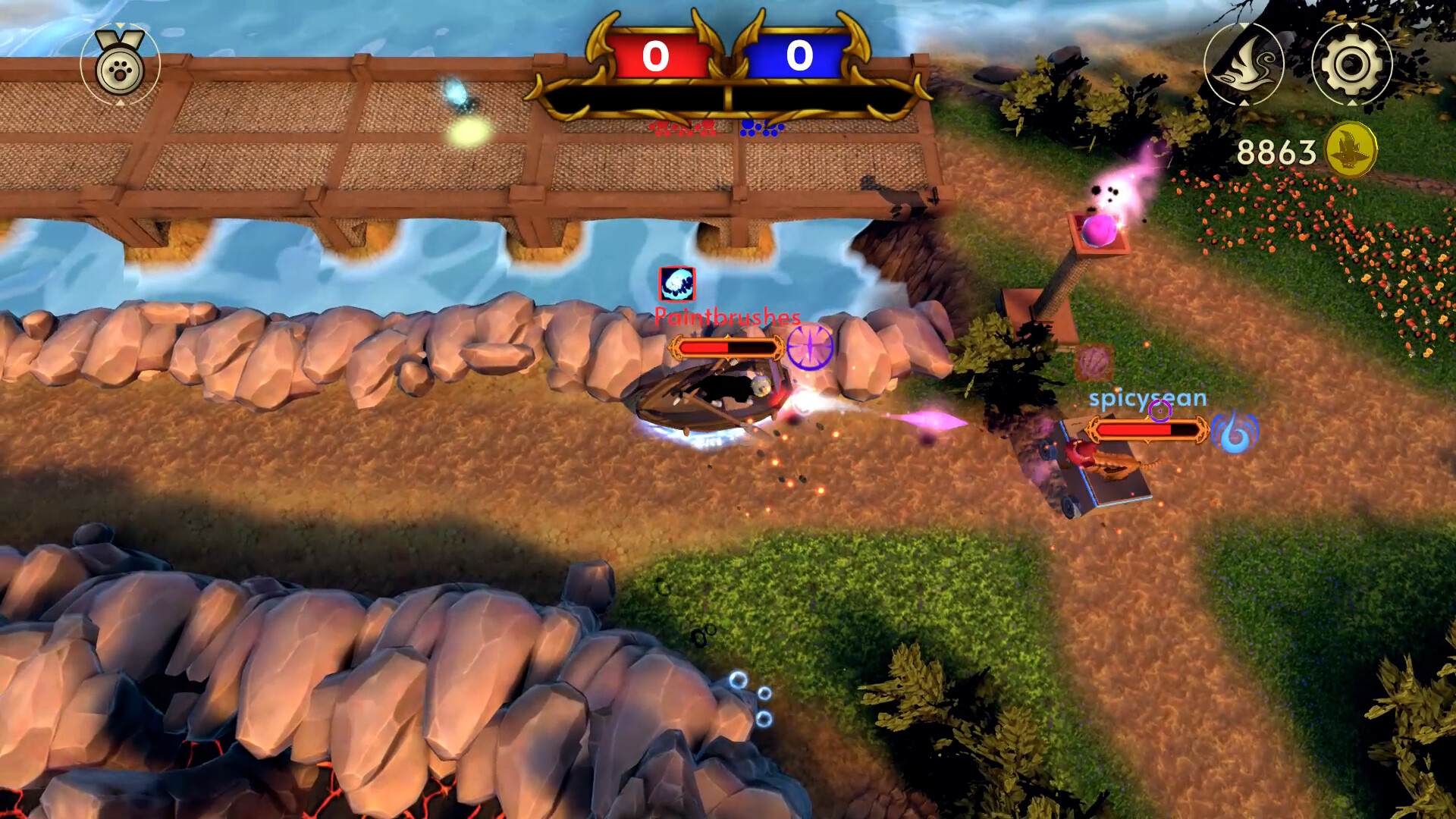 Wizard Cats Tank Battle screenshot 3