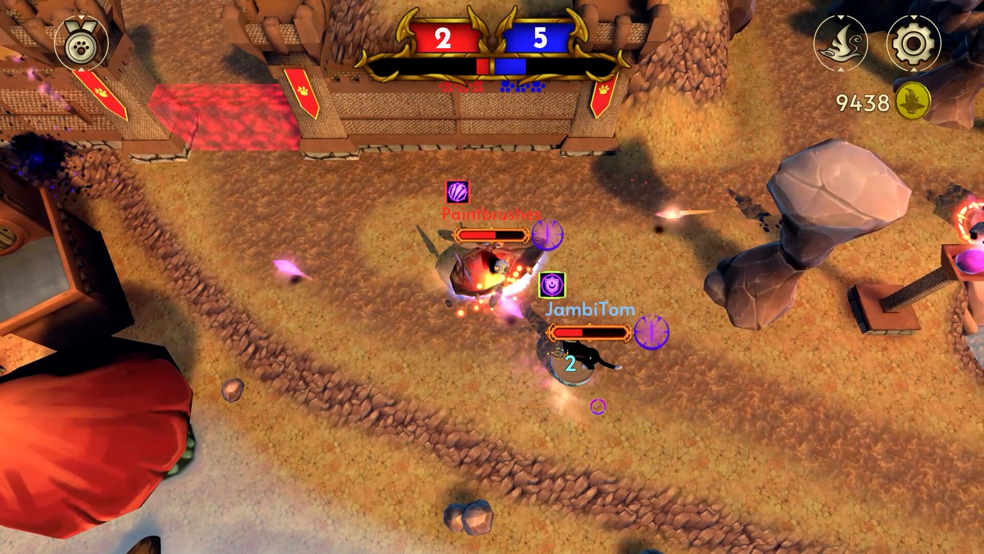 Wizard Cats Tank Battle screenshot 2