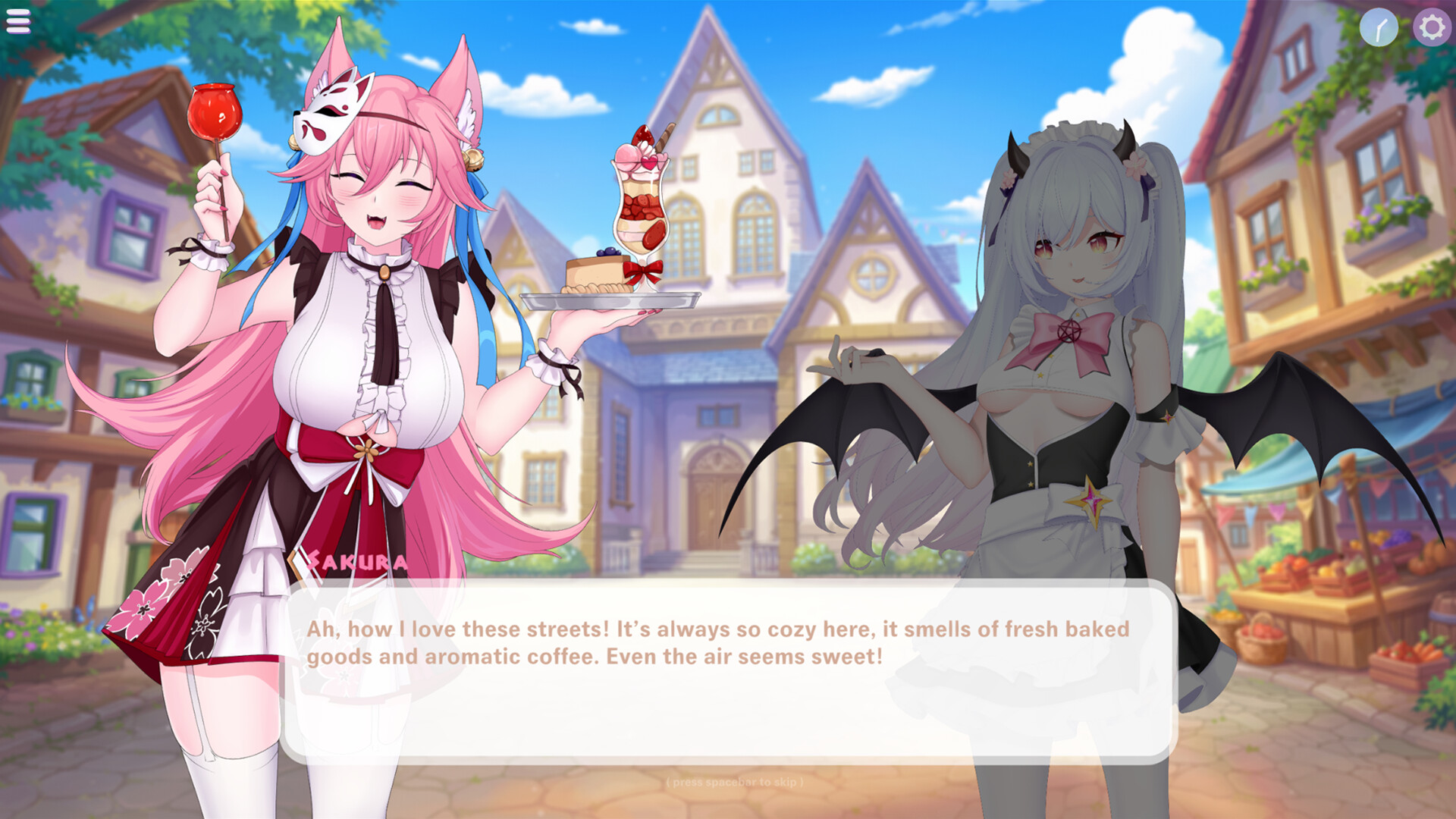 Shuffle Waifu Cafe screenshot 1