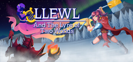 Cover art from Llewl and the Lyre of Two Worlds