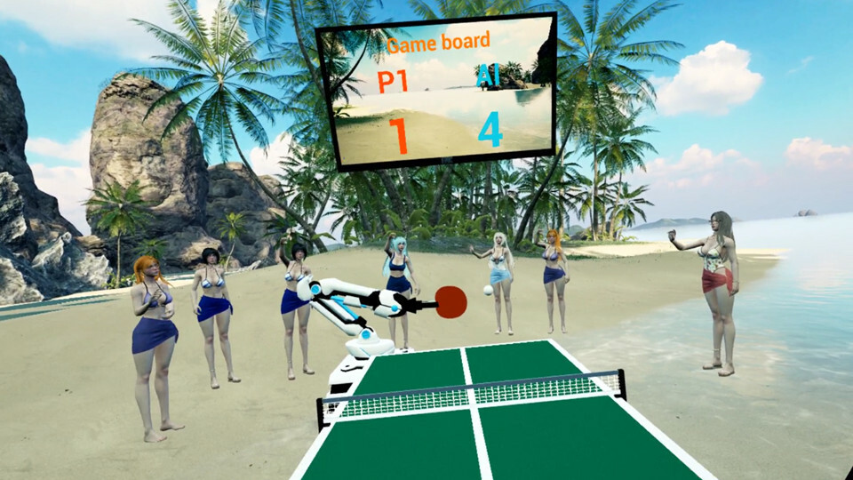 Beach Ping Pong Babes VR trailer