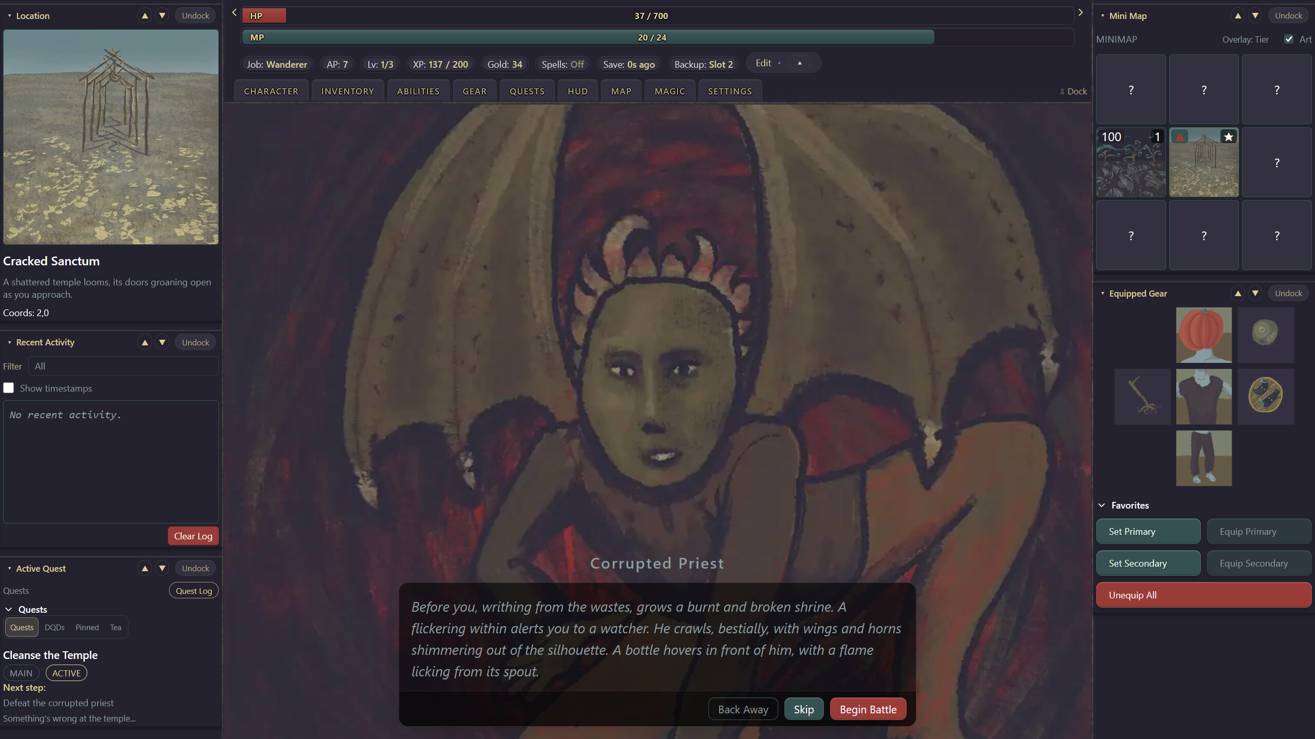 Gravend screenshot 1