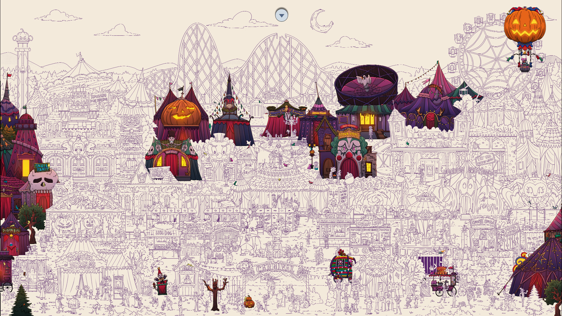 Hidden Cats in Spooky Carnival screenshot 1