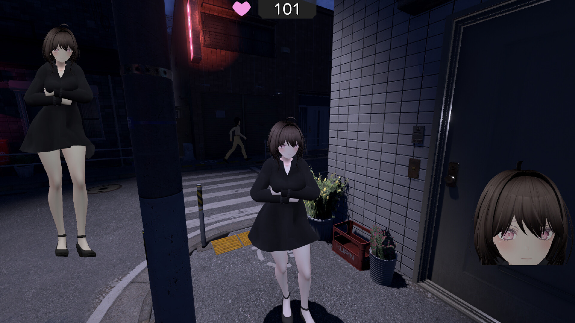 Seleka-san who Exposes unnoticed with Naked Coat screenshot 2