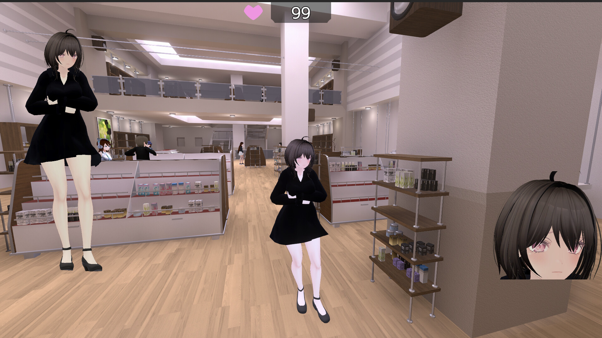Seleka-san who Exposes unnoticed with Naked Coat screenshot 4
