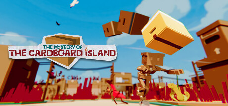 Cover art from The Mystery of the Cardboard Island
