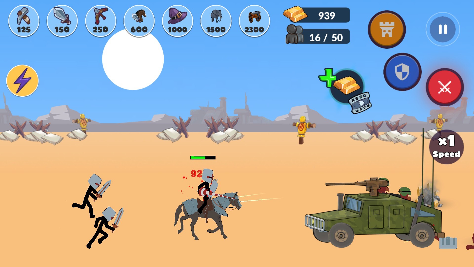 Stickman History Battle screenshot 3