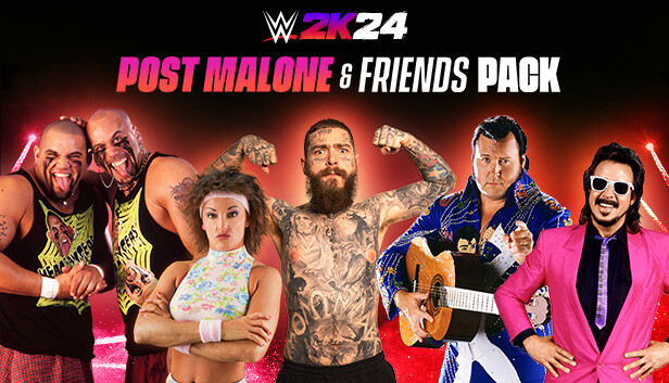 WWE 2K24 Post Malone & Friends Pack