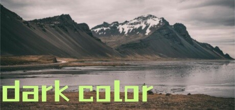 Cover art from dark color