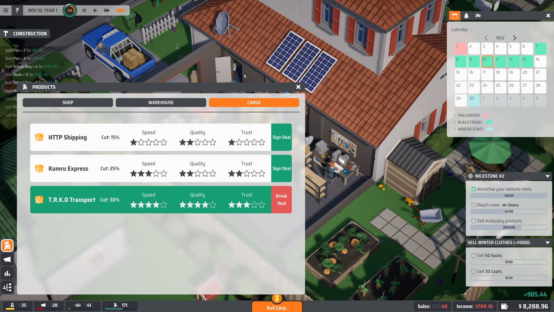 Warehouse Tycoon screenshot 3