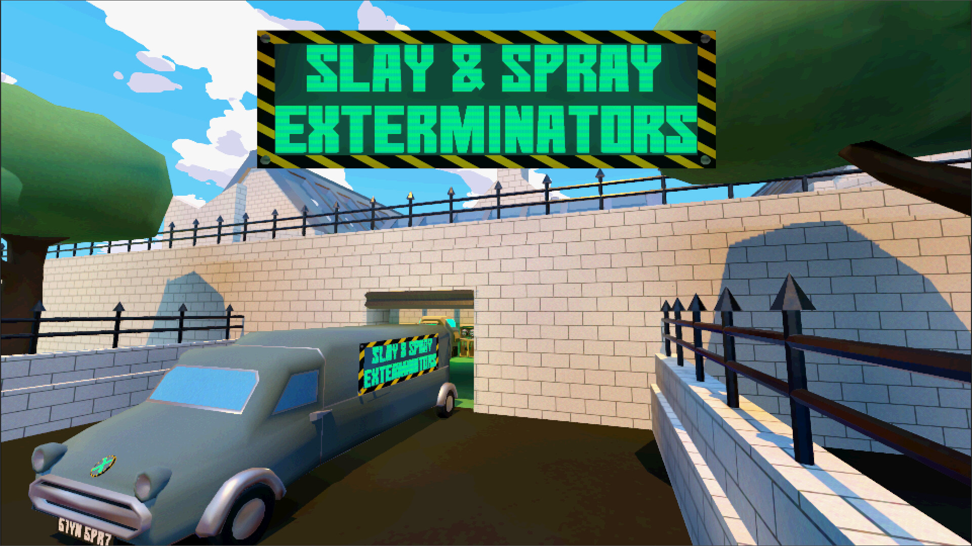 Slay and Spray Exterminators trailer