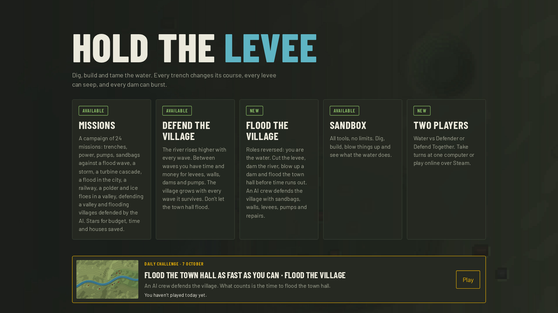 Hold The Levee trailer