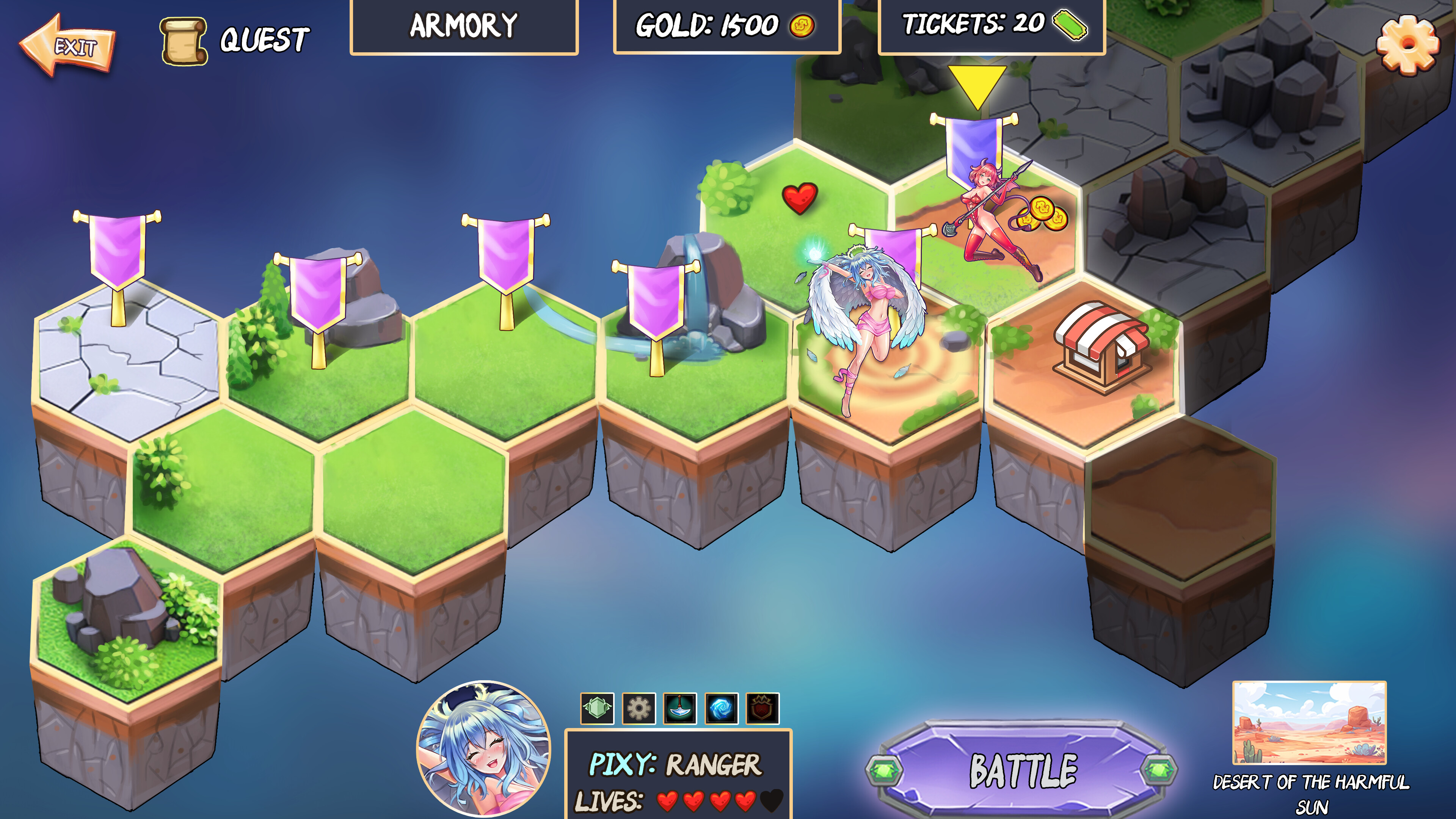 Backpack Quest: Battles And Adventures screenshot 2