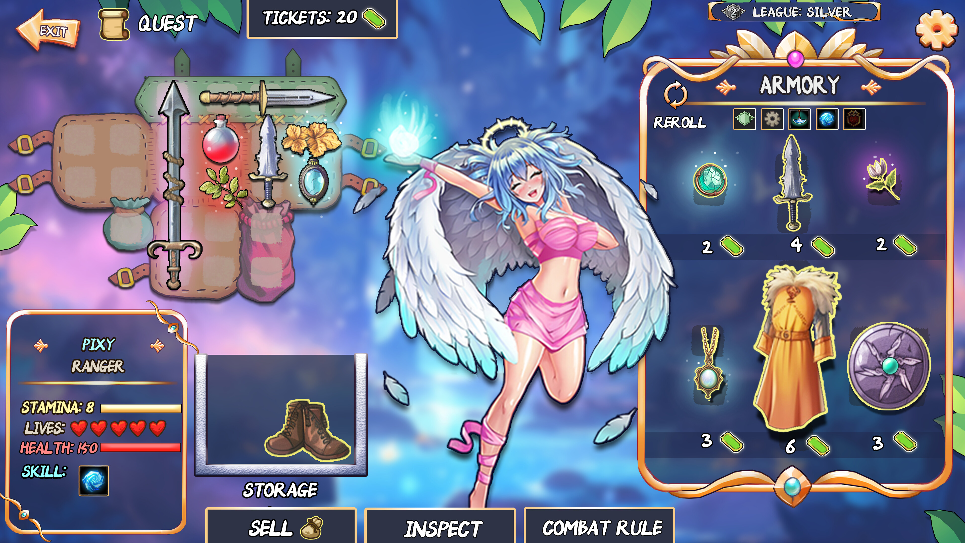 Backpack Quest: Battles And Adventures screenshot 1