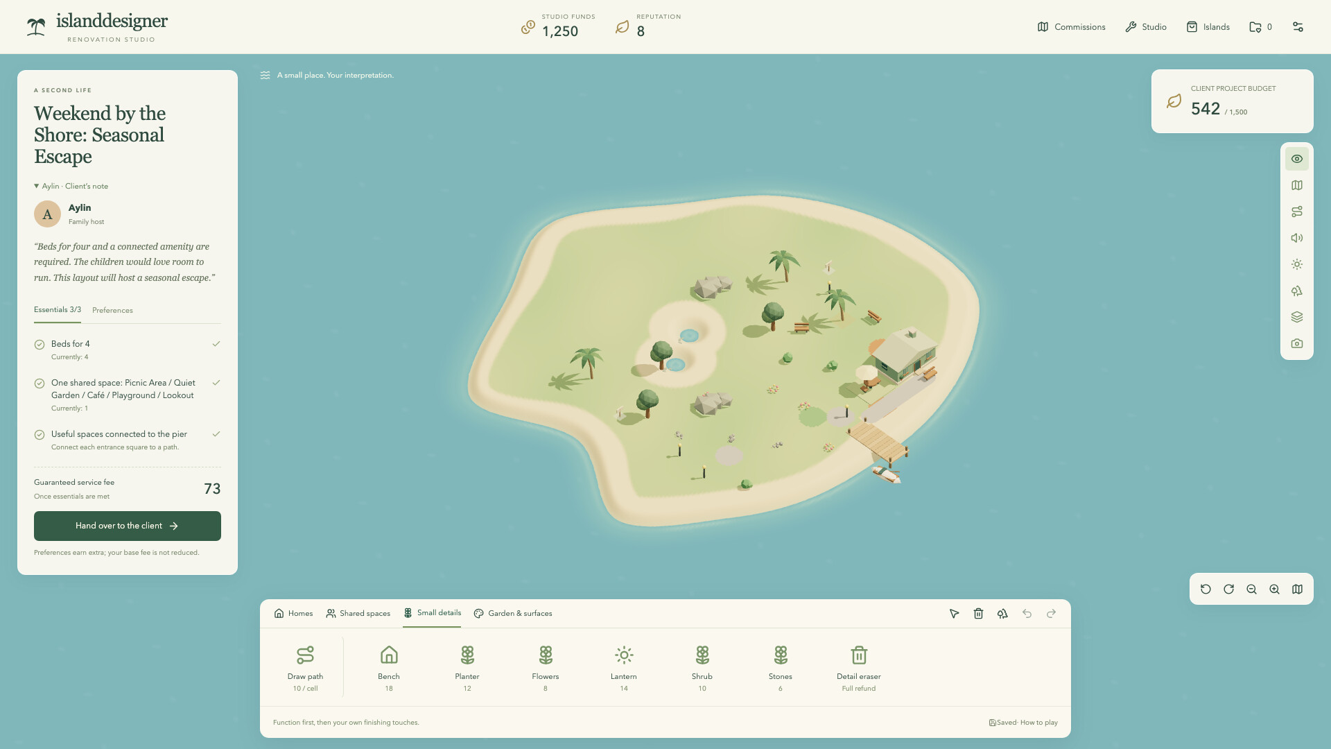 Island Designer trailer