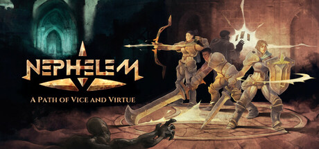 Cover art from Nephelem: A Path of Vice and Virtue