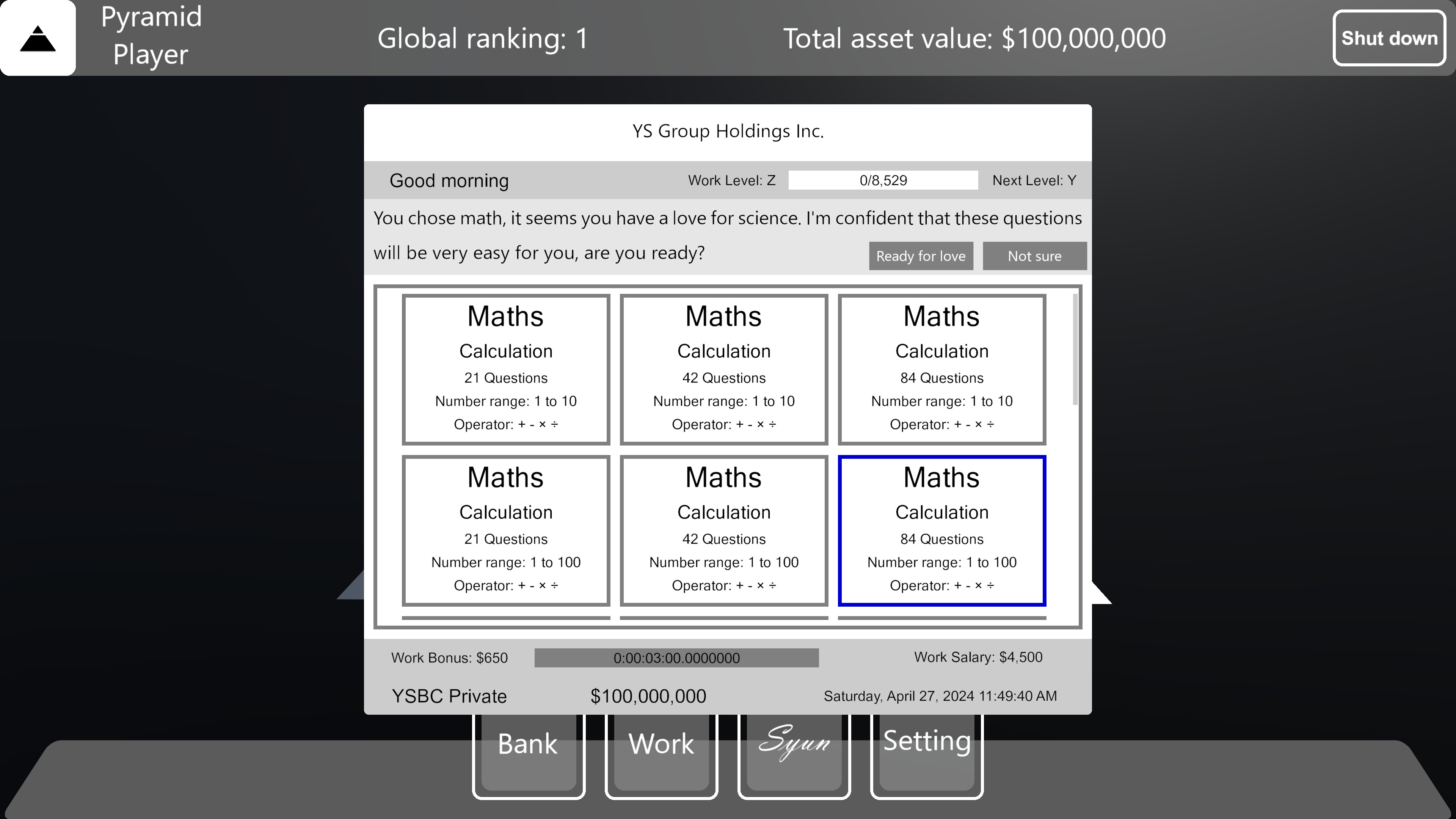 Pyramid Game screenshot 5