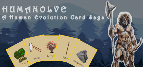 Cover art from Humanolve: A Human Evolution Card Saga