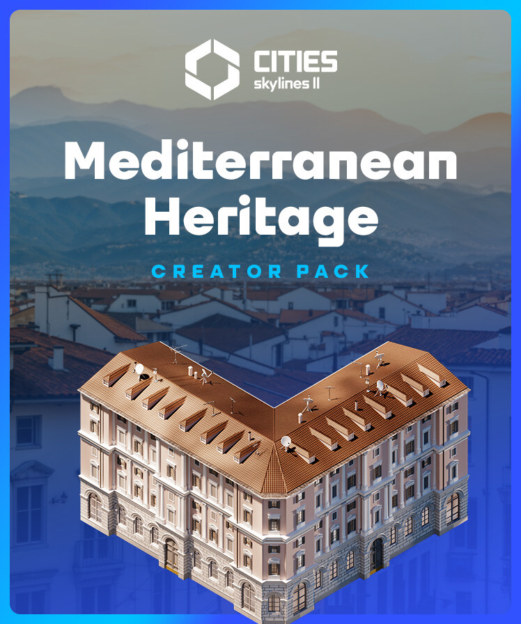 Cities: Skylines II - Creator Pack: Mediterranean Heritage