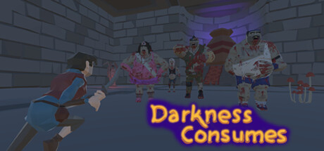 Cover art from Darkness Consumes