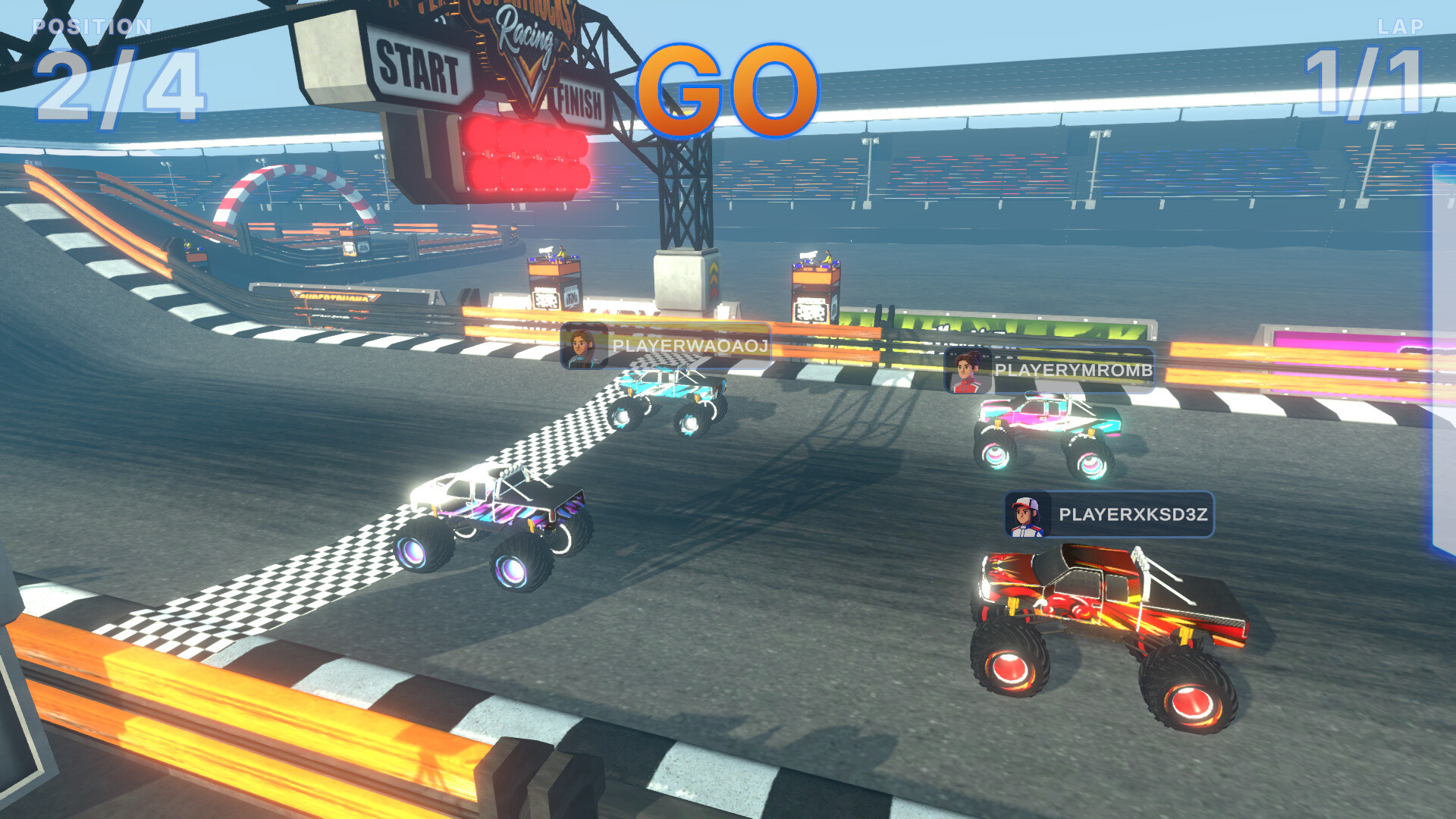 SuperTrucks Multiplayer Racing screenshot 5
