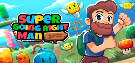 Cover art from Super Going Right Man