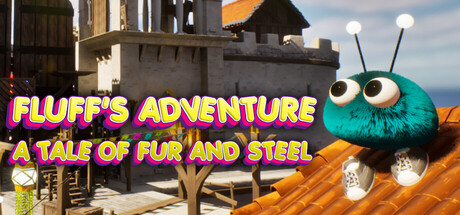 Cover art from Fluff's Adventure: A Tale of Fur and Steel