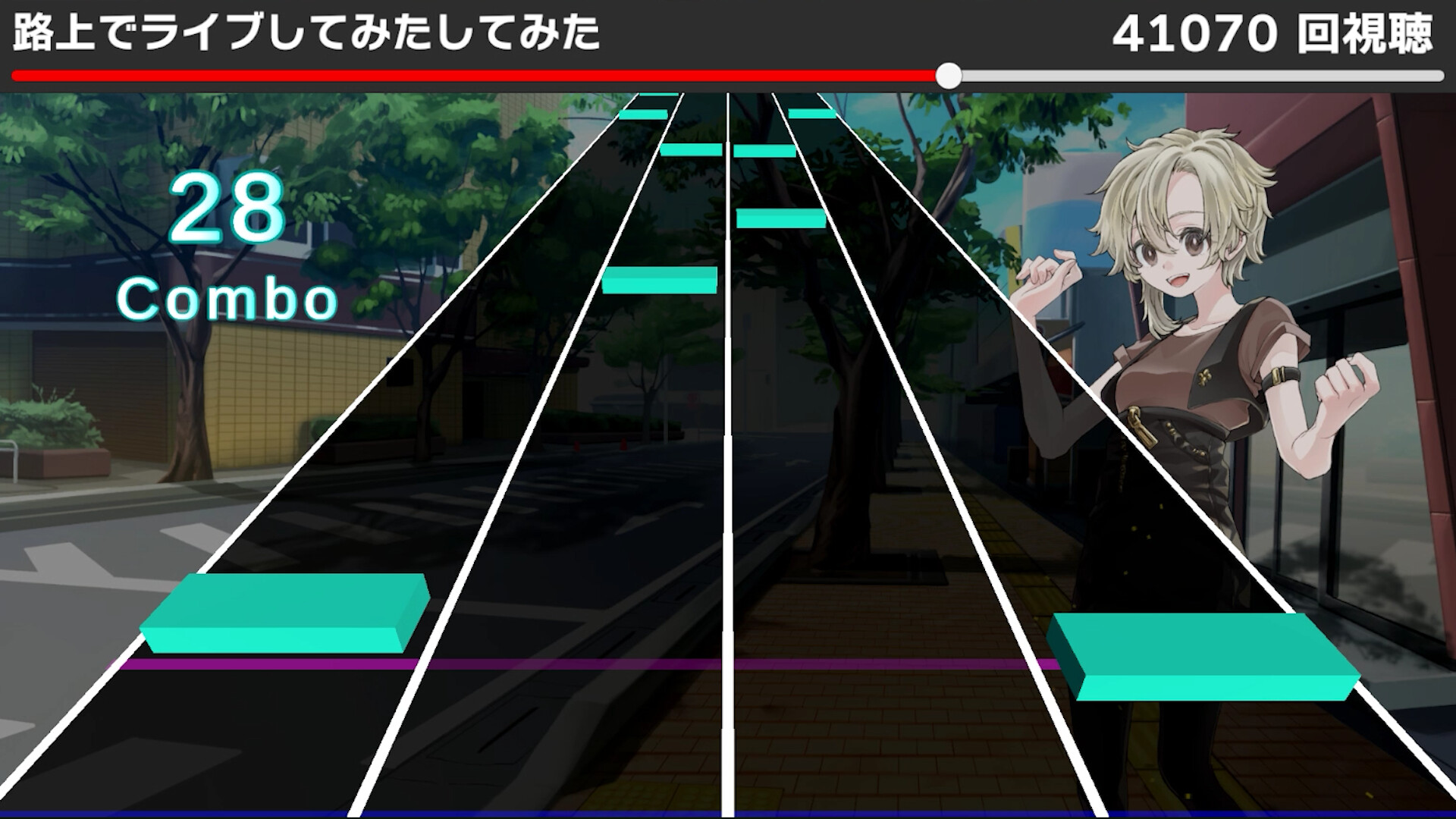 動画で聞くあの曲でリズムゲーム screenshot 2