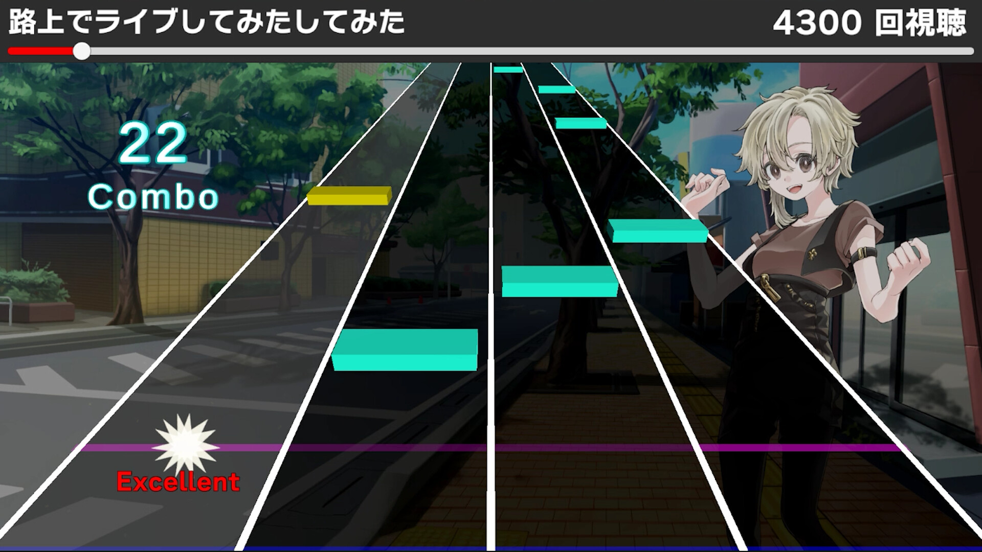 動画で聞くあの曲でリズムゲーム screenshot 4