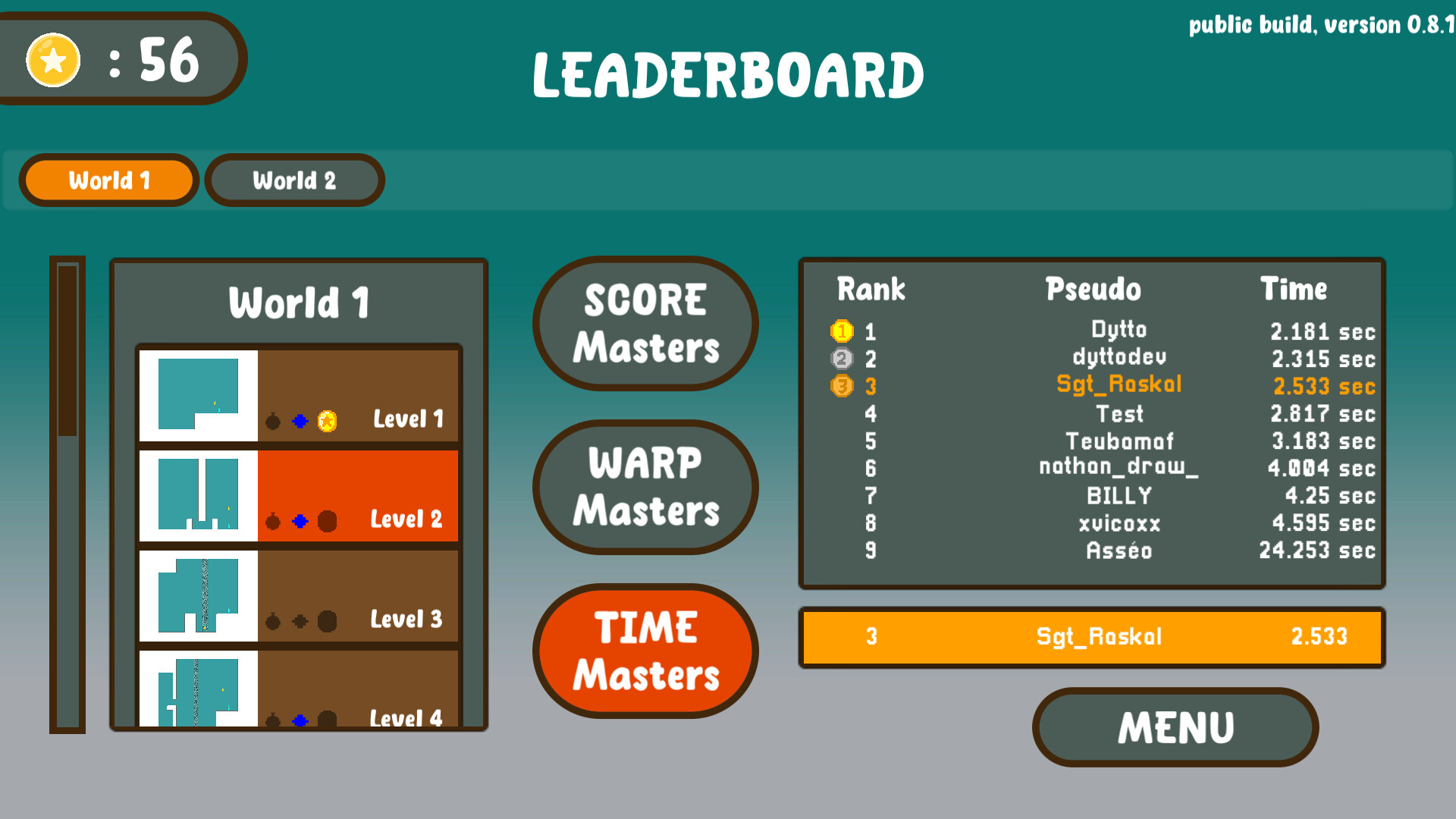 Gunzzle - warp master screenshot 2