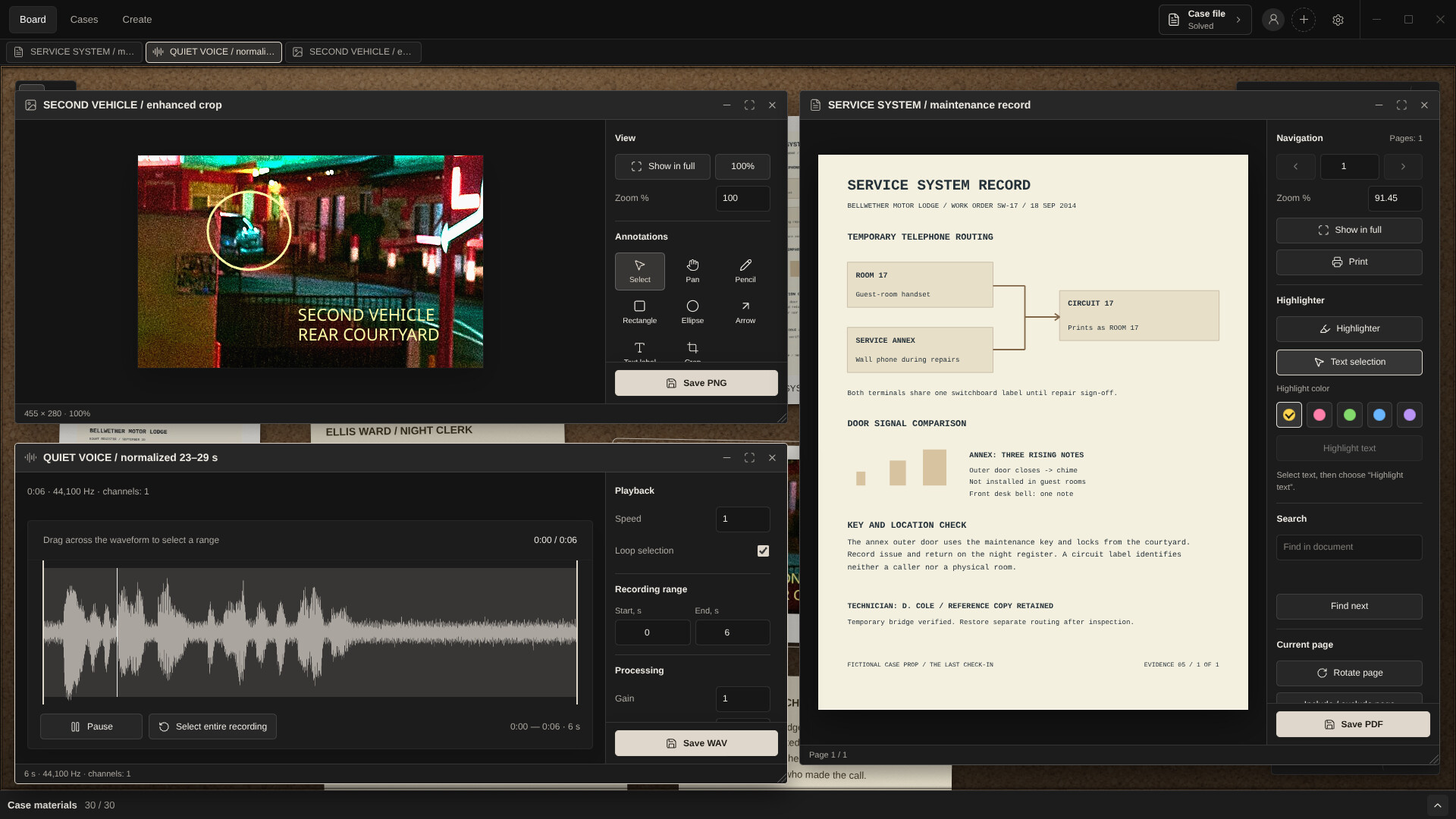 True Crime Engine screenshot 1