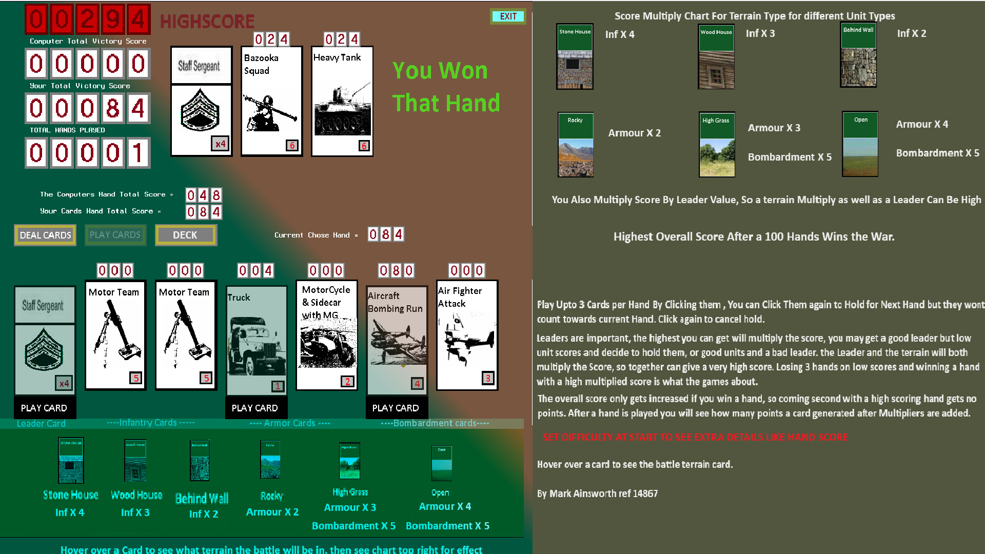 Wyatt Earp and the Cowboys Wargame ssp screenshot 2