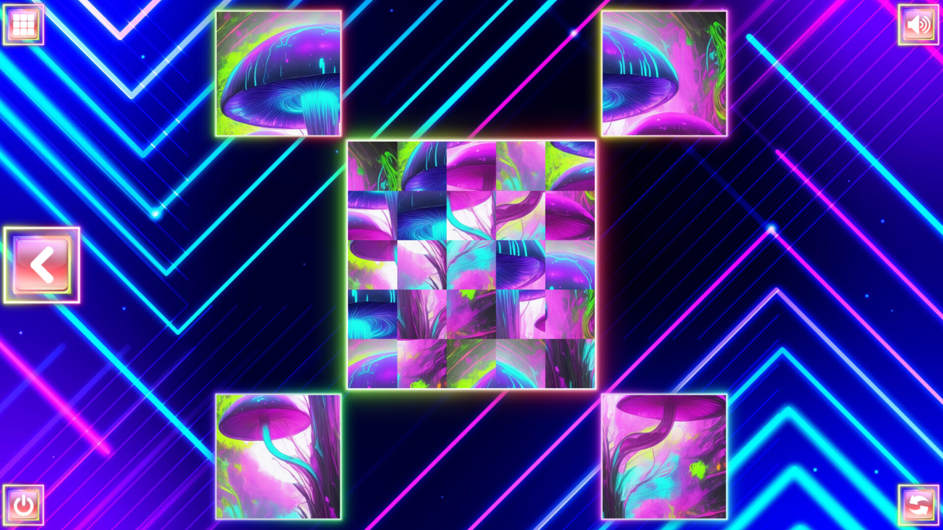 Neon Fantasy: Mushrooms screenshot 5
