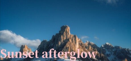 Cover art from Sunset afterglow
