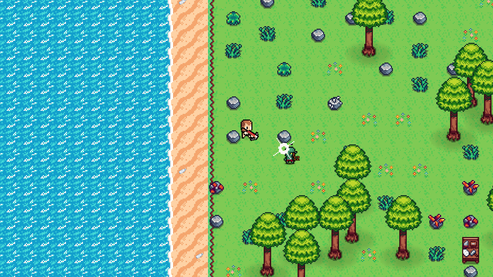Farming and fighting on Island screenshot 3
