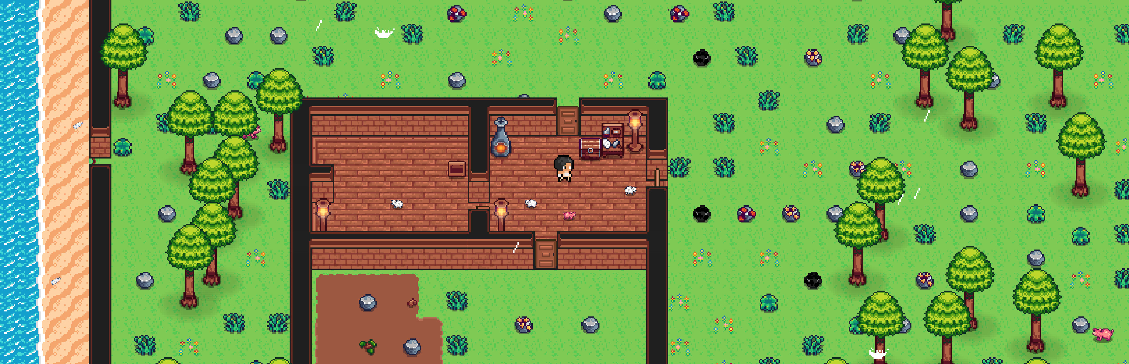 Farming and fighting on Island screenshot 2